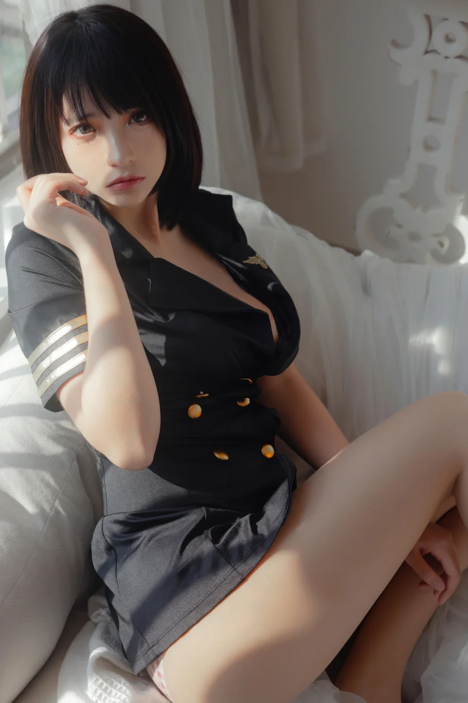 疯猫ss - No.158 黑色制服 [40P-284MB] tg@simisebaisi 【丝足阁】021.webp